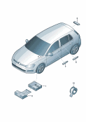 skoda 909000 control unit for access and start authorisation