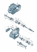 skoda 311037 Колeса и валы. Первичный вал. для 6-ступен. механической КП
