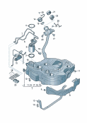 skoda 201015 Топливный бак с навесными деталями