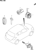 suzuki 4750 KIT SERRURE  (GLX:TYPE 1)