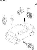suzuki 4751 KIT SERRURE  (SPORT:TYPE 1)