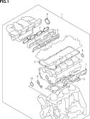 suzuki 82267 КОМПЛЕКТ ПРОКЛАДОК ДВИГАТЕЛЯ (TYPE 1:K12B)