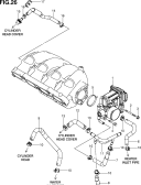suzuki 4867 КОРПУС ДРОССЕЛЬНЫХ ЗАСЛОНОК (TYPE 1:(K12B,K14B):SEE NOTE)