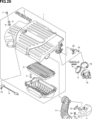 suzuki 4870 ВОЗДУШНЫЙ ФИЛЬТР (M16A)
