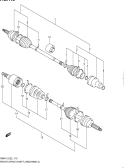 suzuki 57203 ПЕРЕДНИЙ ПРИВОДНОЙ ВАЛ (2WD:RM413:NTN)