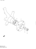suzuki 57209 СТУПИЦА ПЕРЕДНЕГО КОЛЕСА