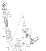 suzuki 53896 SUSPENSION AVT  (RS416)