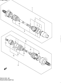 suzuki 53905 ARBRE DE TRANSMISSION AVANT  (RS416)
