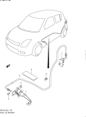 suzuki 55352 МЕХАНИЗМ ОТКРЫВАНИЯ ЛЮЧКА ТОПЛИВНОГО БАКА