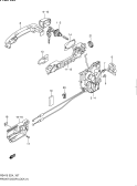suzuki 55363 ЗАМОК ПЕРЕДНЕЙ ДВЕРИ (N/KEYLESS START)