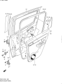 suzuki 55364 ПАНЕЛЬ ЗАДНЕЙ ДВЕРИ