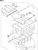 suzuki 85801 КОМПЛЕКТ ПРОКЛАДОК ДВИГАТЕЛЯ (TYPE 1,2:RW415)