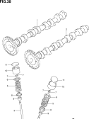 suzuki 57116 РАСПРЕДВАЛ / КЛАПАН (TYPE 1,2:RW415)