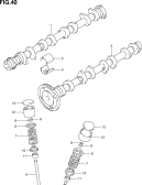 suzuki 57125 РАСПРЕДВАЛ / КЛАПАН (SEE NOTE)