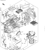 suzuki 52409 CHAUFFAGE  (LHD:W/AIR CONDITIONER)