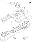 suzuki 52413 CONSOLE CENTRALE 
