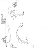 suzuki 52476 CEINTURE SIEGE  (TYPE 1,3:4DR:E10,E30,E31,E35,E43,E85)