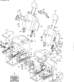 suzuki 52484 SIEGE AVT  (TYPE 1,2,3:E02,E06,E24,E30,E35,E85)