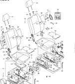 suzuki 52485 SIEGE AVT  (TYPE 1,2,3:E10,E22,E31,E37,E38,E43,E54)