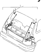 suzuki 50953 ПОЛКА БАГАЖНИКА (GL)