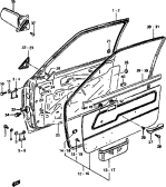 suzuki 50957 ПАНЕЛЬ ПЕРЕДНЕЙ ДВЕРИ (3DR)
