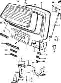 suzuki 50966 ЗАДНЕЕ ОКНО