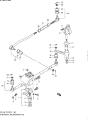 suzuki 49671 SPURSTANGE UND GETRIEBEGEHÄUSE (RHD:N/POWER STEERING) 