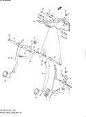 suzuki 49999 PEDAL UND PEDAL HALTERUNG (MT:RHD) 