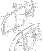 suzuki 50169 ПАНЕЛЬ БОКОВОЙ ЧАСТИ КУЗОВА (TD01V-100006%,JSAETD01V00101211%)