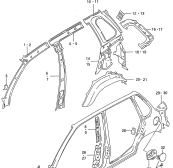 suzuki 65024 ПАНЕЛЬ БОКОВОЙ ЧАСТИ КУЗОВА (5DR)