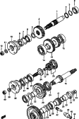 suzuki 69107 PIGNON DE BOITE DE TRANSFERT (~SJ41-102927, ~SJ41000501000)
