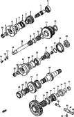 suzuki 69108 PIGNON DE BOITE DE TRANSFERT (SJ41-102928~, SJ41000501001~)