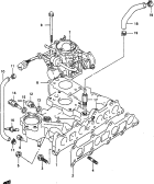 suzuki 64142 ВСАСЫВАЮЩИЙ КОЛЛЕКТОР (W/FUEL INJECTION)