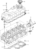 suzuki 86082 ГОЛОВКА ЦИЛИНДРОВ (W/CARBURETOR)