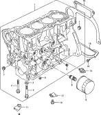 suzuki 86083 БЛОК ЦИЛИНДРОВ