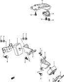 suzuki 86084 ОПОРА ДВИГАТЕЛЯ