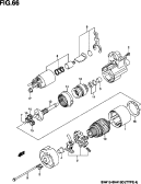 suzuki 61492 СТАРТЕРНЫЙ МОТОР (SN415QD, SN415VD)