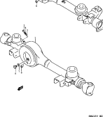 suzuki 63022 КАРТЕР МОСТА (4WD)