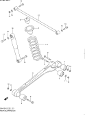 suzuki 63074 REAR SUSPENSION