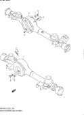 suzuki 63077 AXLE HOUSING (SN413V:4WD)