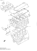 suzuki 86047 ENGINE GASKET SET (SN413V)