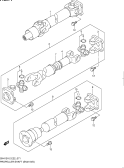 suzuki 63691 КАРДАННЫЙ ВАЛ (SN415VD)