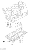 suzuki 91617 OIL PAN (SN413V)