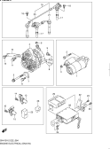 suzuki 63704 ENGINE ELECTRICAL (SN413V)