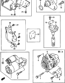 suzuki 62857 ЭЛЕКТРООБОРУДОВАНИЕ ДВИГАТЕЛЯ (SQ420Q, SQ420L)