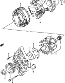 suzuki 63180 ГЕНЕРАТОР (SQ420Q, SQ420L)