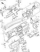 suzuki 58779 ПАНЕЛЬ ПРИБОРОВ (LHD)