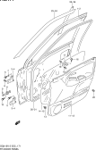 suzuki 58800 ПАНЕЛЬ ПЕРЕДНЕЙ ДВЕРИ