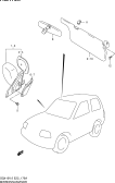 suzuki 58805 ЗЕРКАЛО/СОЛНЦЕЗАЩИТНЫЙ КОЗЫРЕК (SQ416:SEE NOTE)