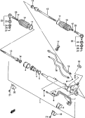 suzuki 78691 А РУЛЕВОЙ МЕХАНИЗМ (W/PS:~2S2AB21H V6603871)